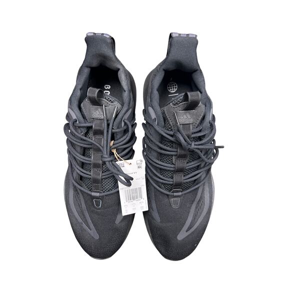 Adidas Men\'s AlphaBoost V1 Black Carbon Running Shoes Size 12 main image 5